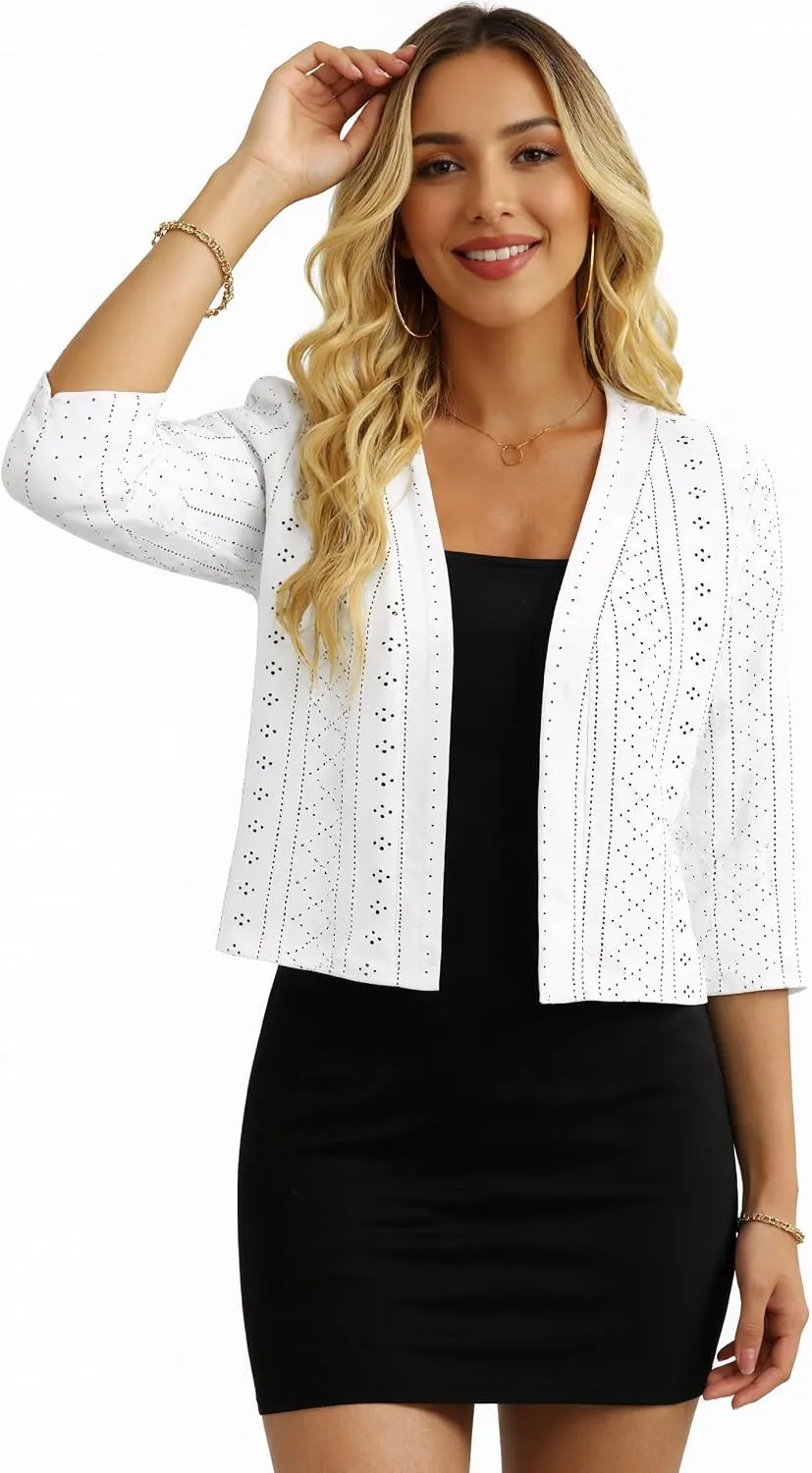 Lightweight Open-Front Cardigan — view 3