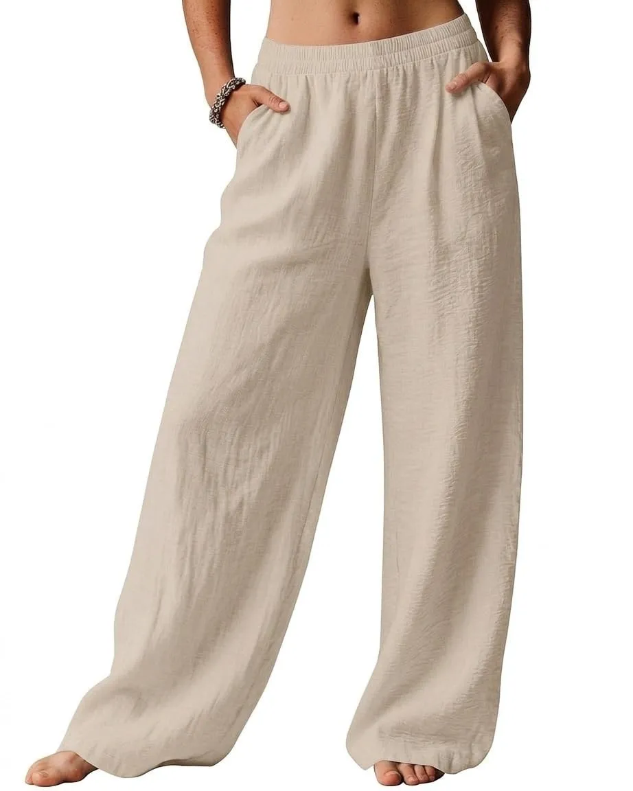 High Waist Wide Leg Palazzo Trousers — view 2